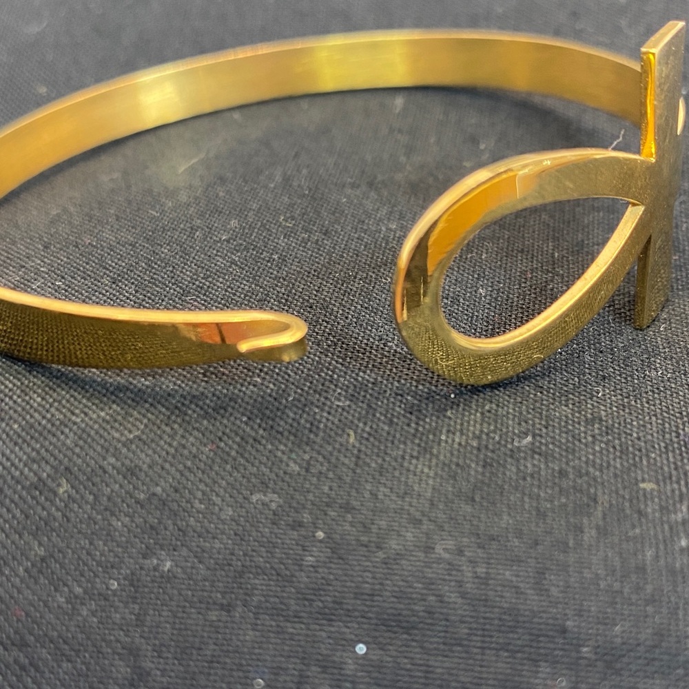 Egyptian Ankh Key Of Life Gold Tone Bracelet - Picture 3 of 10